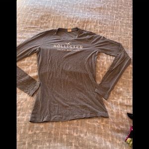 Hollister grey long sleeve